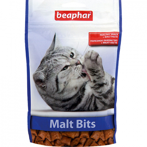 Подушечки для кошек с мальт-пастой Malt-Bits 150г