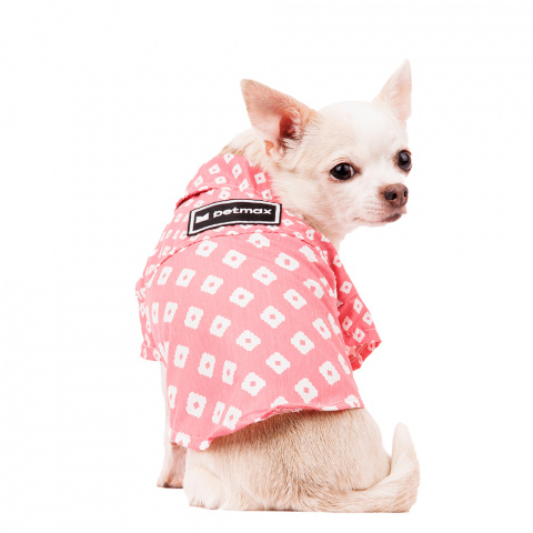 Рубашка для собак S розовый (унисекс) 1