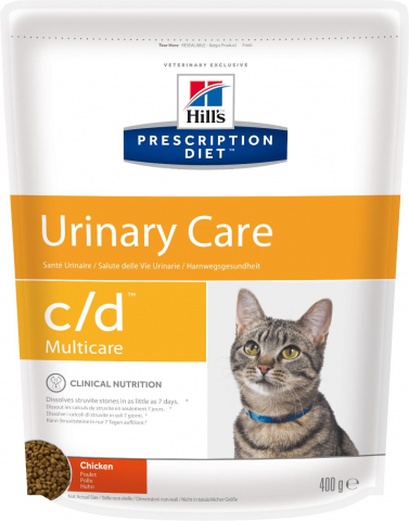 Prescription Diet c/d Multicare Feline корм для кошек профилактика МКБ, с курицей, 485 кг