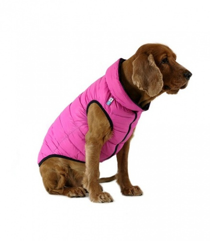 Курточка двухсторонняя для собак XS 25 розовый (унисекс) 6