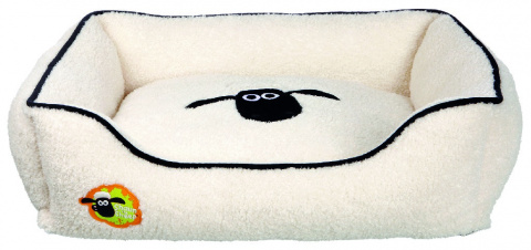 Лежак для животных Shaun the sheep, прямоугольный, кремовый, 80х65х10 см