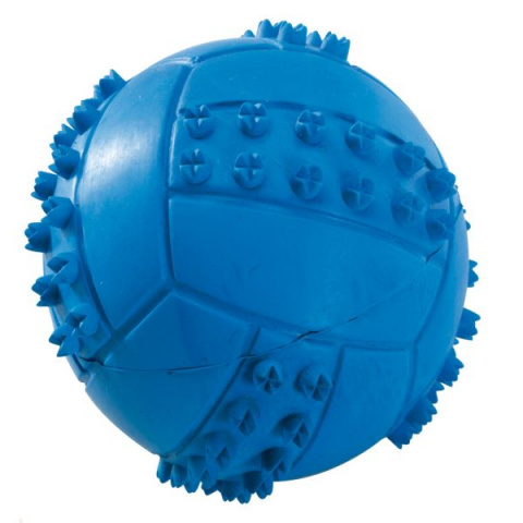 Игрушка для собак Мяч резиновый с шипами волейбольный 6 см