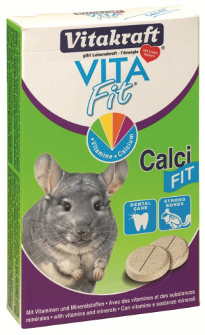 Calci Fit витаминно-минеральные таблетки для шиншилл с кальцием