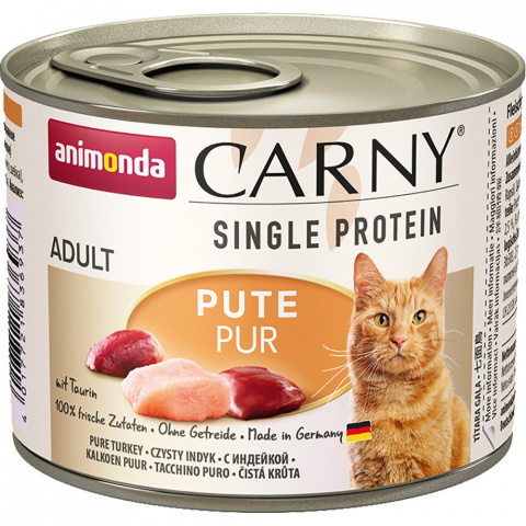 CARNY Single Protein Adult консервы для кошек монобелковые с индейкой, 200г