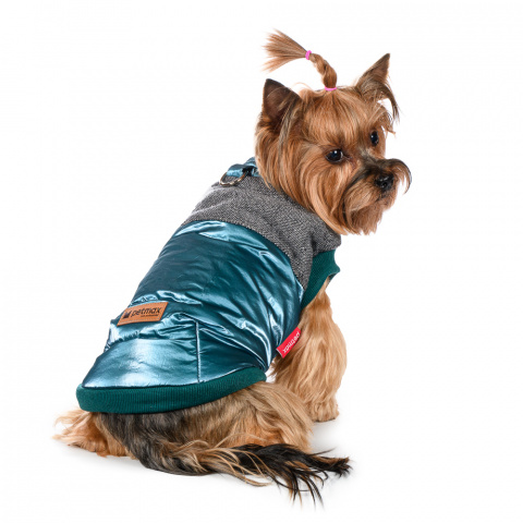 Куртка для собак XS голубой (унисекс) 2