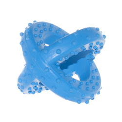 Игрушка для собак Грейфер резиновый синий 7,5 см