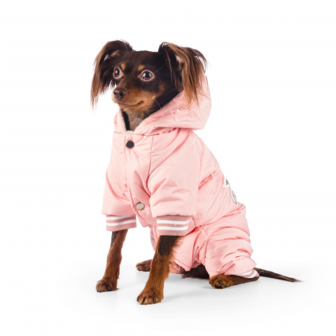 Комбинезон для собак XL розовый (девочка)