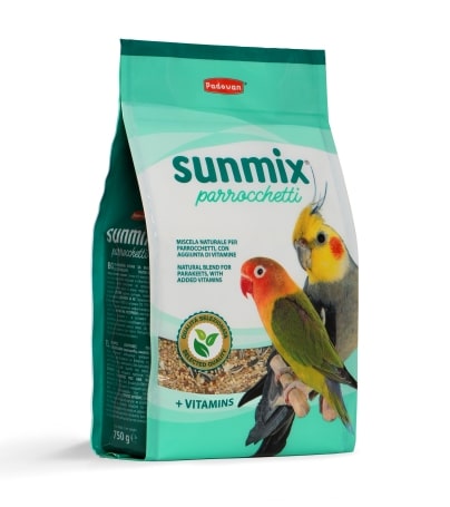 Sunmix Parrocchetti корм комплексный/основной для средних попугаев, 750г
