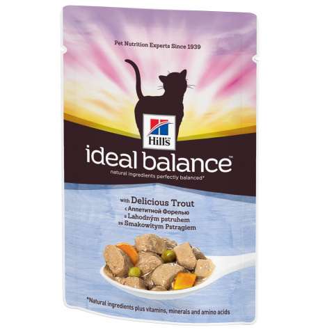 Ideal Balance влажный корм для кошек, с аппетитной форелью, 85г