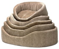 Лежак для животных с бортом №3 мебельная ткань 45х60х17 см