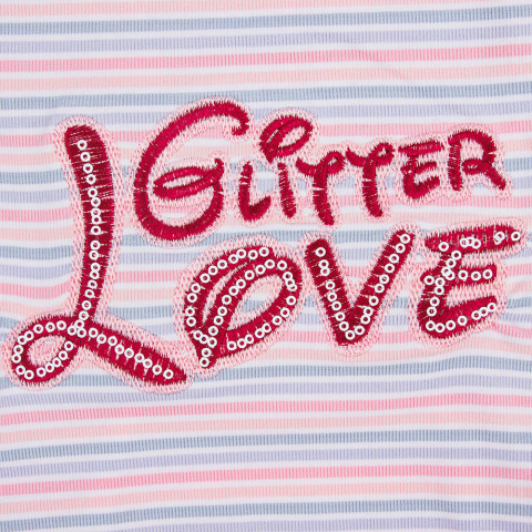 Футболка для собак Glitter Love XS розовый (унисекс) 3