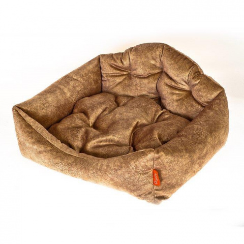 Лежак для животных Лофт (коричневый) 47х37х15 см