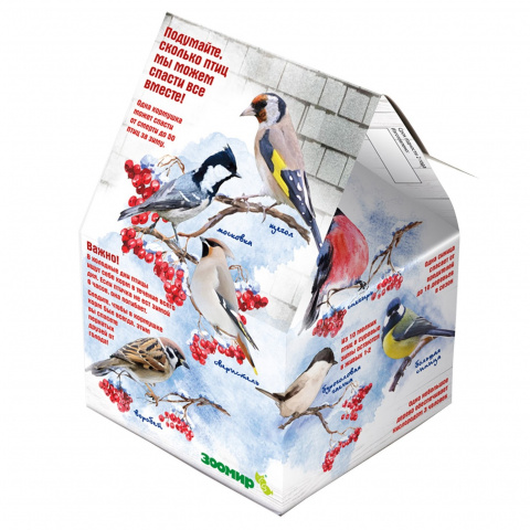 Корм для уличных птиц в кормушке, цены, купить в интернет-магазине Четыре  Лапы с быстрой доставкой