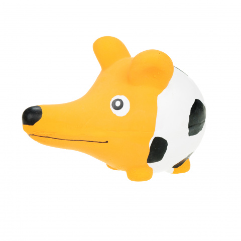 Игрушка для собак Носатик оранжевый, латекс, 10 см