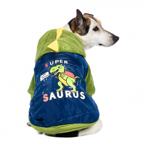 Куртка с капюшоном для собак XL синий (унисекс) 8