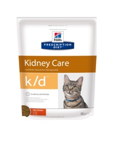 Prescription Diet k/d Feline корм для кошек при заболеваниях почек, с курицей, 485 г