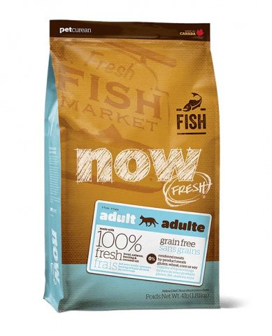 Fresh Grain Free Fish Adult Recipe корм для взрослых кошек для чувствительного пищеварения, беззерновой, с форелью и лососем, 1, 82 кг