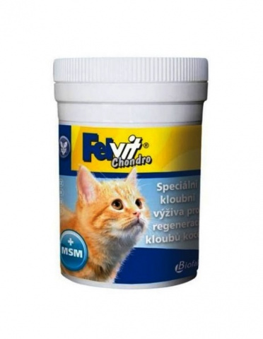 Витамины для кошек Фелвит Хондро для суставов/хрящевой ткани, уп. 100 г