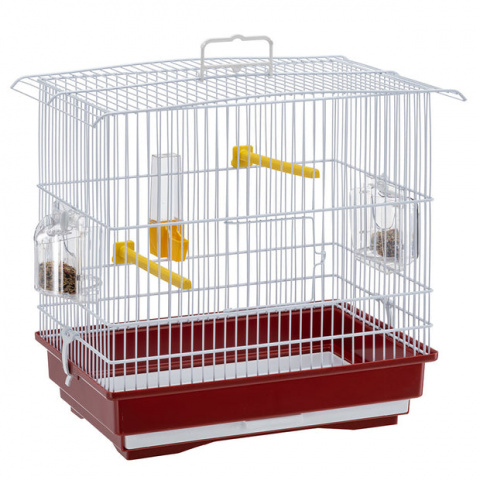 Клетка для птиц Giusy, 39х26х37 см, белая