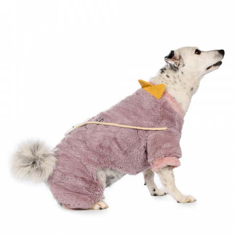 Костюм для собак фиолетовый с бантиком XL