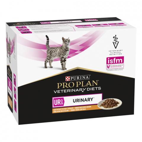 Veterinary Diets UR ST/OX Urinary влажный корм для взрослых кошек при болезнях нижних отделов мочевыводящих путей, с курицей, в соусе, 85 г 2