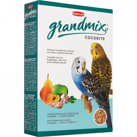 Grandmix Cocorite Корм для волнистых попугаев, уп. 400 г