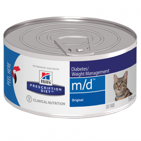 Prescription Diet m/d Diabetes/Weight Management влажный корм для кошек, 156г 3