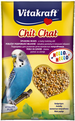 Подкормка для волнистых попугаев Chit Chat, для развитияречи, 20г