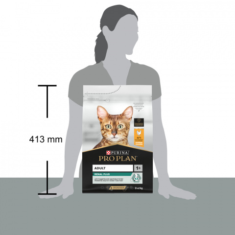Renal Plus Adult Сухой корм для поддержания здоровья почек у взрослых кошек, с курицей, 3 кг 15