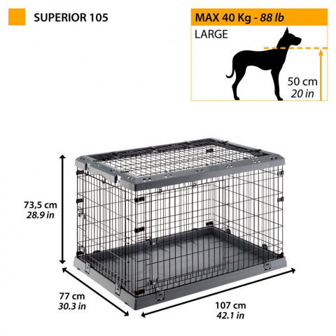 Superior Клетка 105 для собак 1