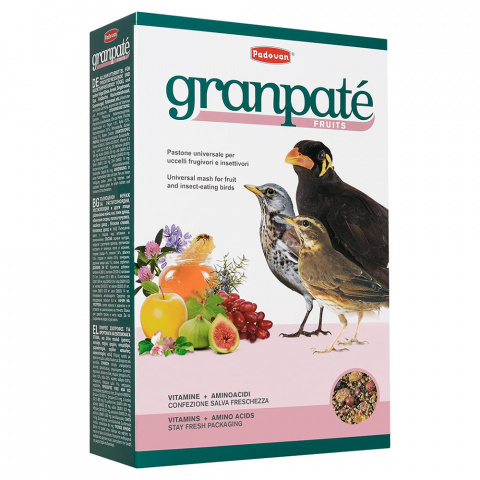 Granpatee Fruits Корм комплексный фруктовый для насекомоядных птиц, 1 кг