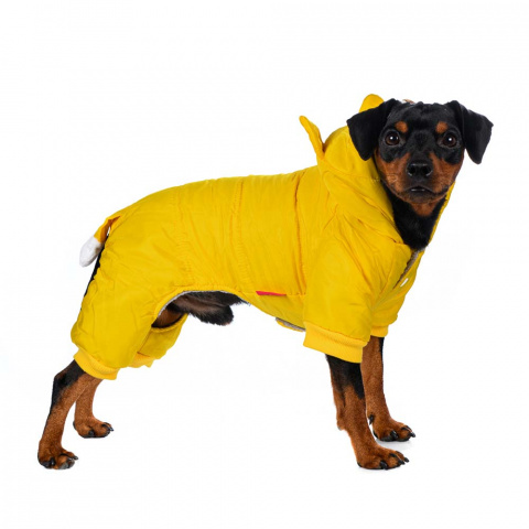 Комбинезон с капюшоном для собак XL желтый (унисекс) 3