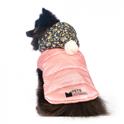 Куртка с капюшоном для собак 2XL розовый (унисекс)