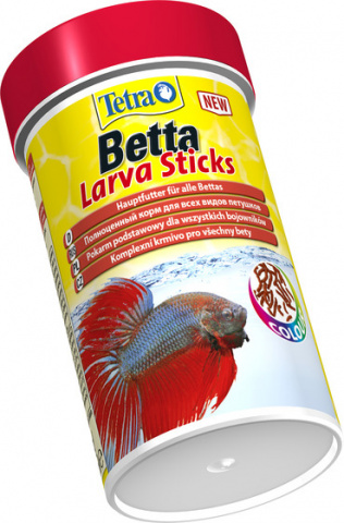 Betta LarvaSticks корм для рыб в виде плавающих палочек, 100 мл 1