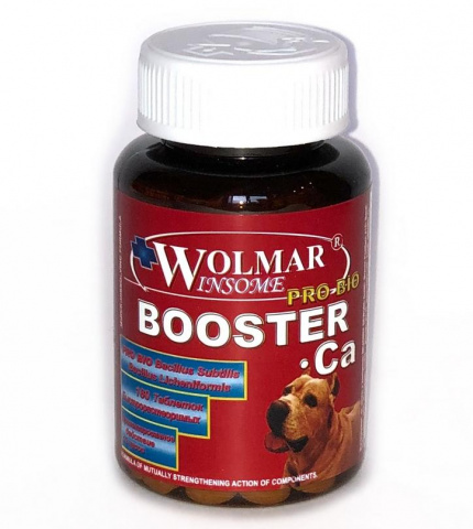 Wolmar Pro Bio BOOSTER Ca Мультикомплекс для щенков и беременных собак средних и крупных пород, 180 таблеток