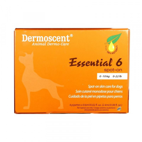 Витамины Dermoscent Essential 6 spot-on для собак до10кг (4пип)