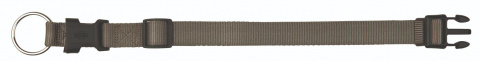 Ошейник Premium, р-р S–M: 30–45 см/15 мм, темно-серый
