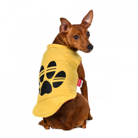 Куртка двухсторонняя для собак S желтый (унисекс) 13