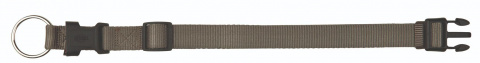 Ошейник Premium, р-р M–L: 35–55 см/20 мм, темно-серый