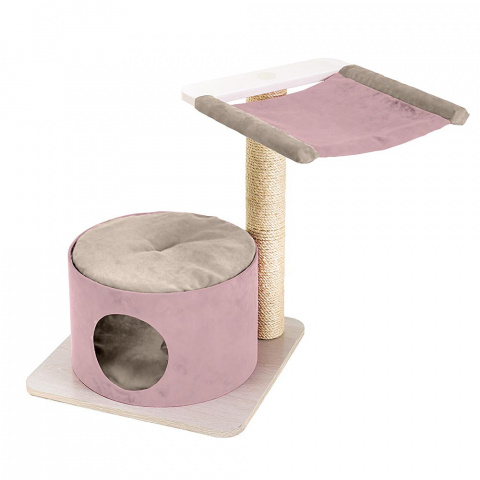 Спально-игровой комплекс с когтеточкой для кошек Simba, 50x50x64,5 см 4