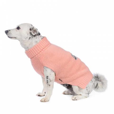 Свитер для собак 55см 3XL розовый (унисекс)