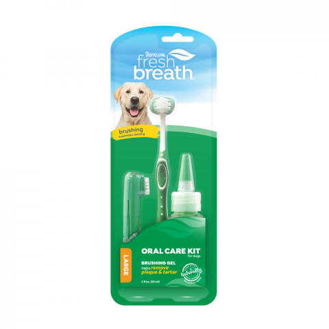 Набор для ухода за зубами для собак Свежее дыхание 