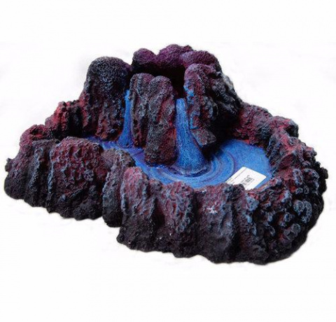 Фон-скала для распылителя Вулкан Акваэль синий кратер