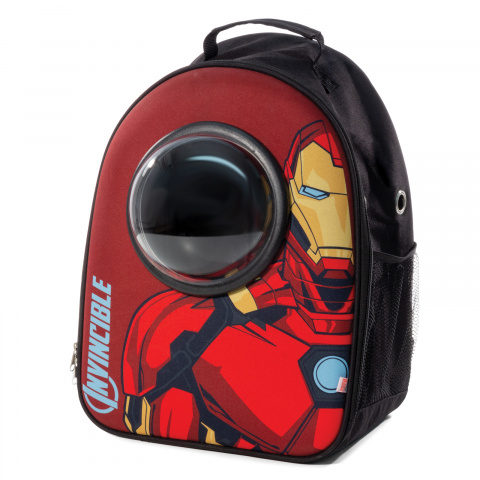 Сумка-рюкзак Marvel Железный человек для кошек и собак мелкого размера, 450х320х230 мм