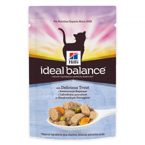 Ideal Balance влажный корм для кошек, с аппетитной форелью, 85г 1