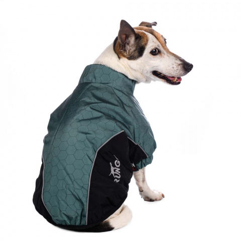Куртка на молнии для собак мелких пород 29x42x27см M зеленый (унисекс) 7
