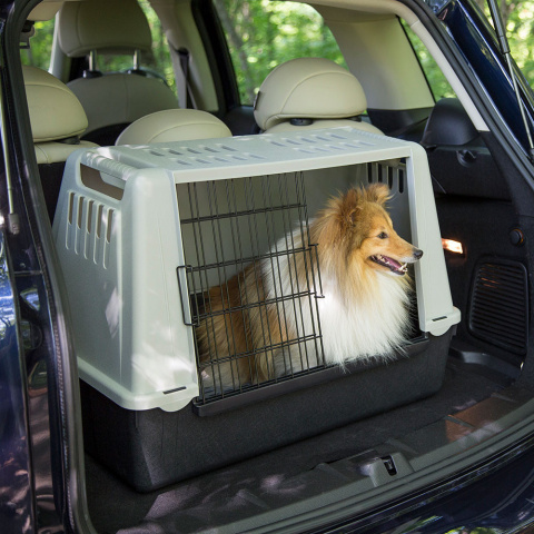 Контейнер в автомобиль ATLAS CAR MINI для кошек и собак среднего и крупного размера, 51х41х72,5 см 1