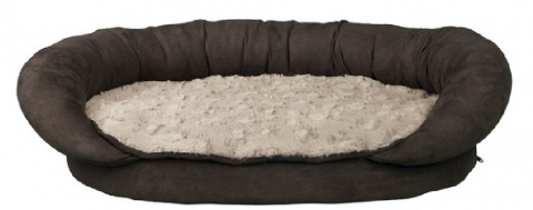 Лежак для животных Vital Fabiano, коричневый/бежевый 95х67х20 см