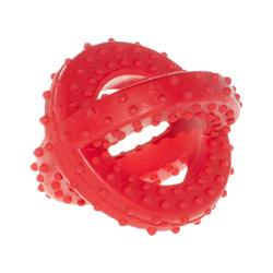 Игрушка для собак Грейфер резиновый красный 6 см
