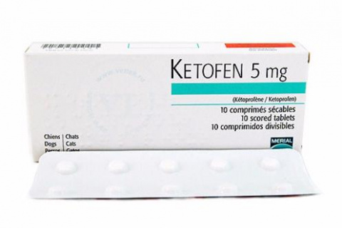 Кетофен нестероидное противовоспалительное средство 5 мг 10 таб.